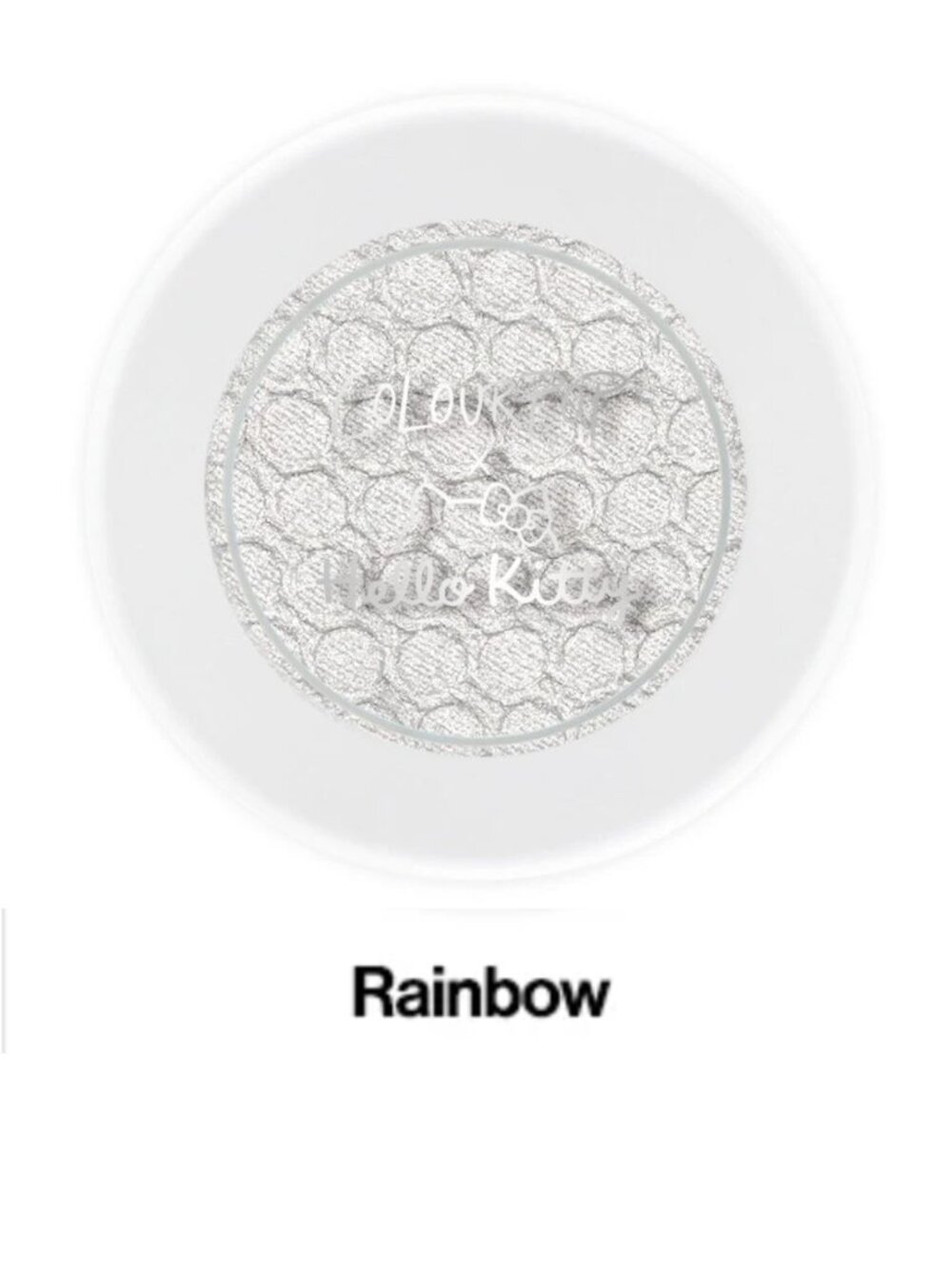 NWOT COLOURPOP Hello Kitty Rainbow White Gold Super Shock Eyeshadow